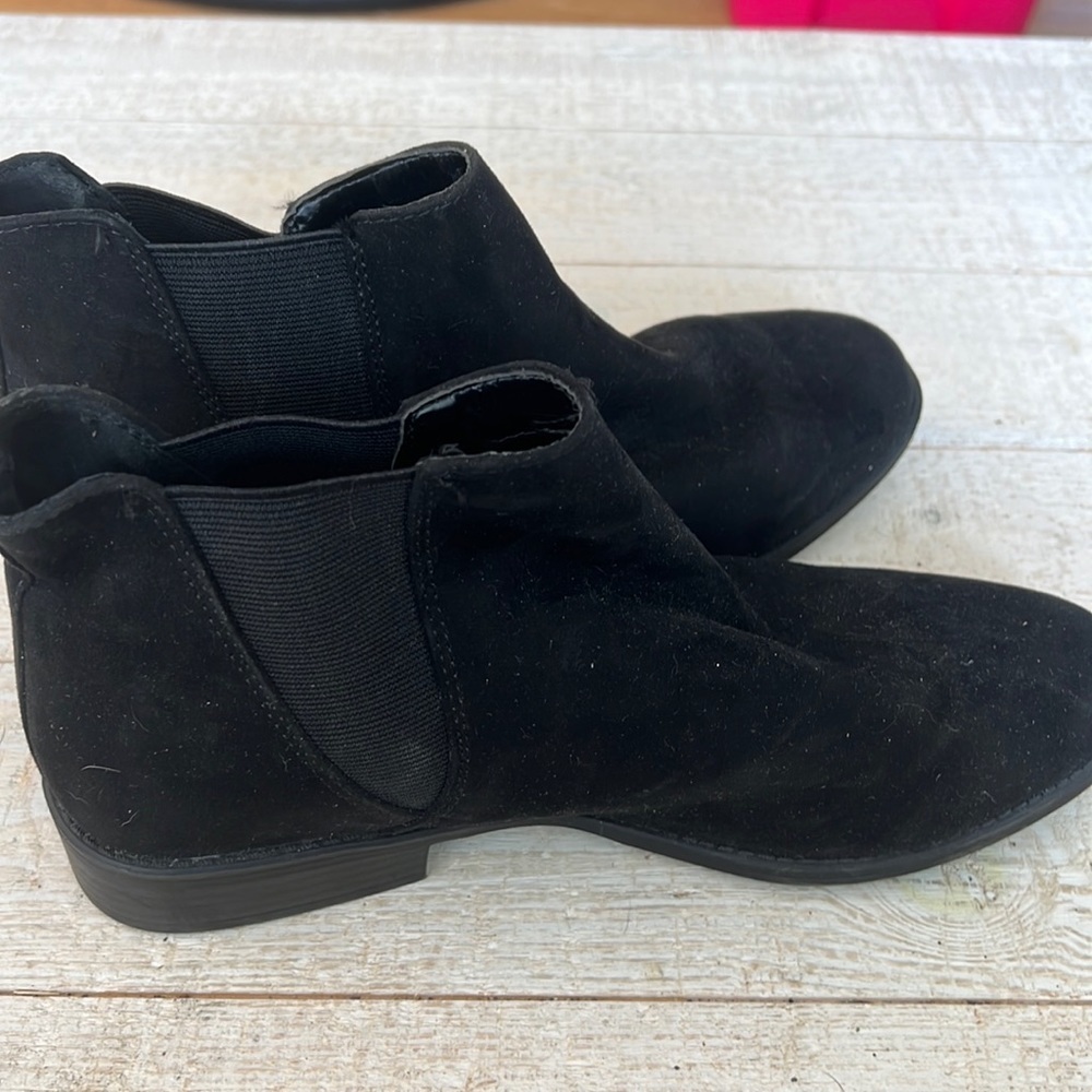 BLACK womens ankle boots